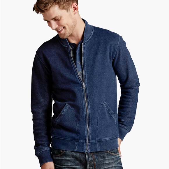 Lucky Brand Other - Lucky Brand Indigo Bomber Jacket
